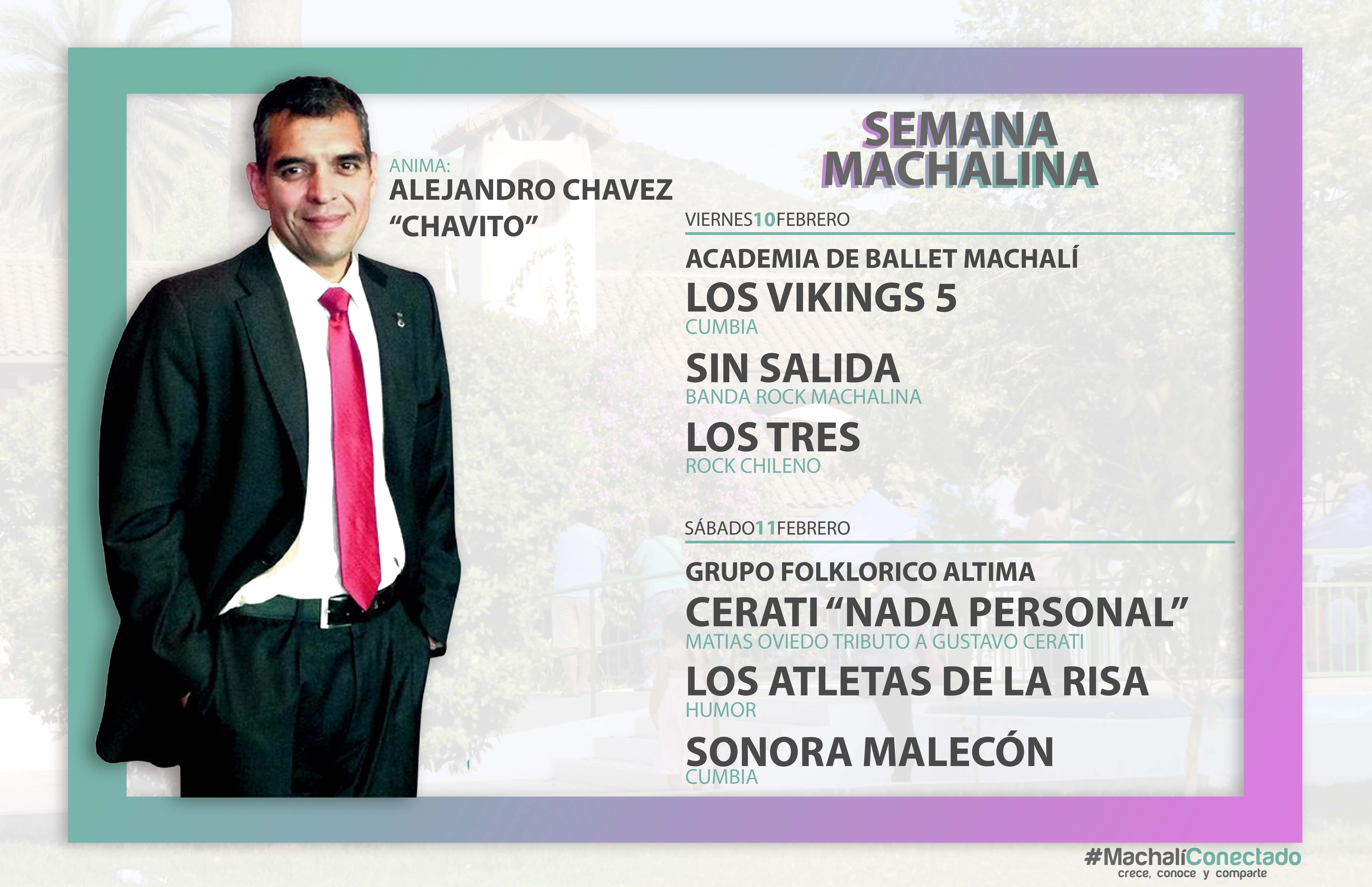 Revisa la programación de la «Semana Machalina 2017»