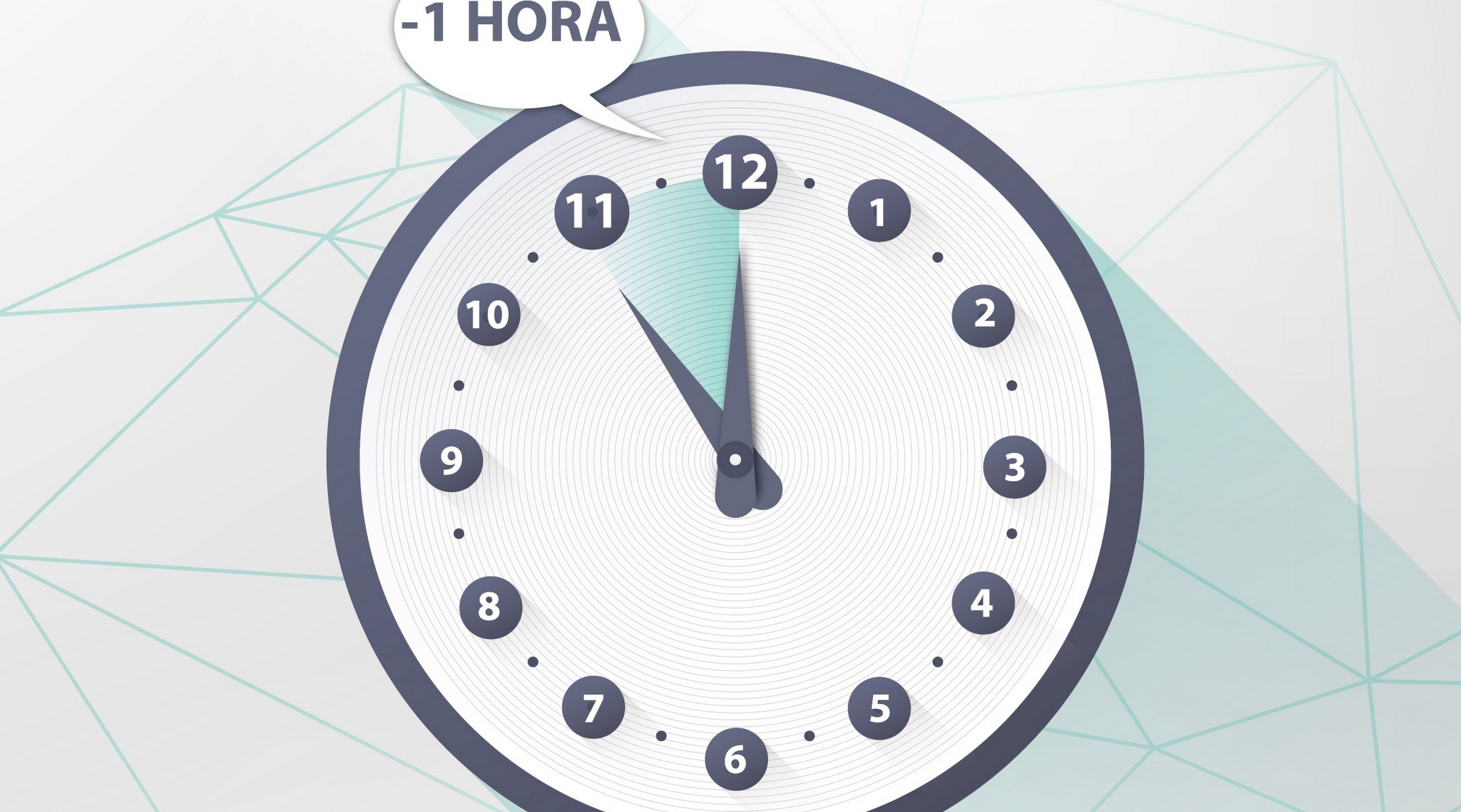 Este sábado cambia la hora