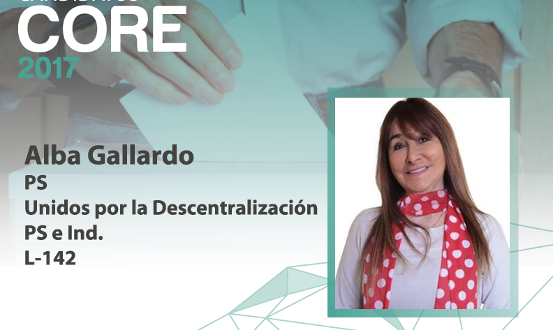Candidata Core: Alba Gallardo Velásquez 