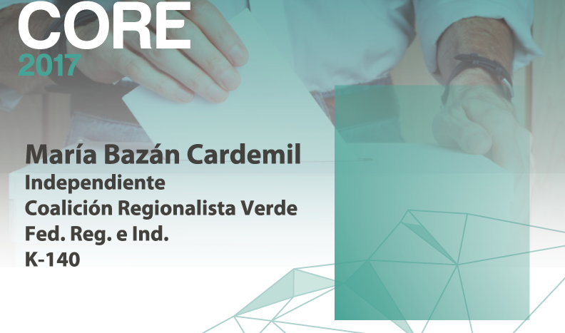 Candidata Core: María Bazán Cardemil