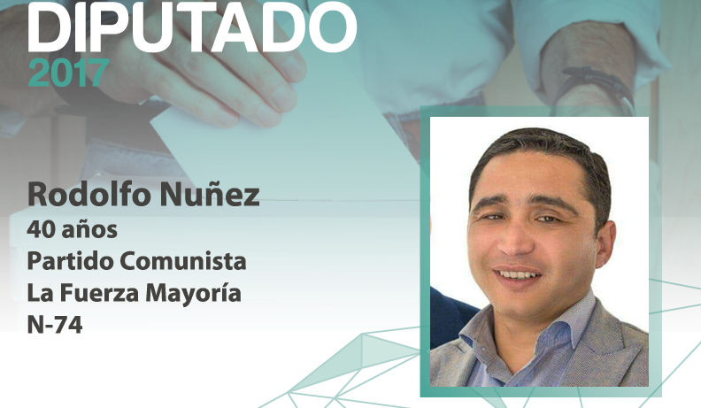 Candidato Diputado: Rodolfo Núñez Bustamante