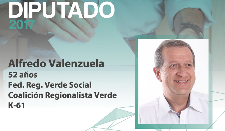 Candidato Diputado: Alfredo Valenzuela Briceño