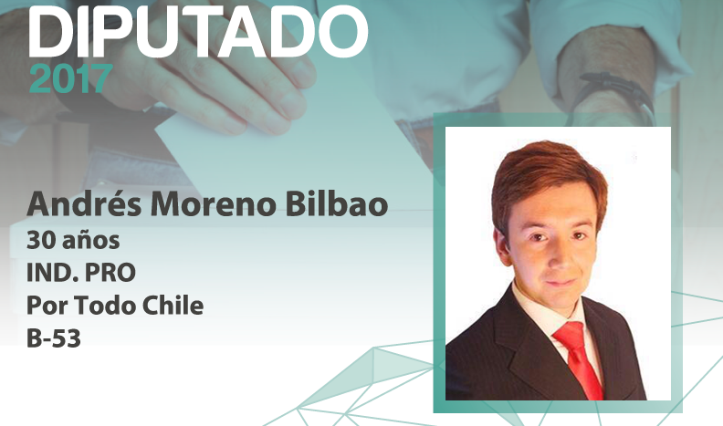 Candidato Diputado: Andrés Moreno Bilbao
