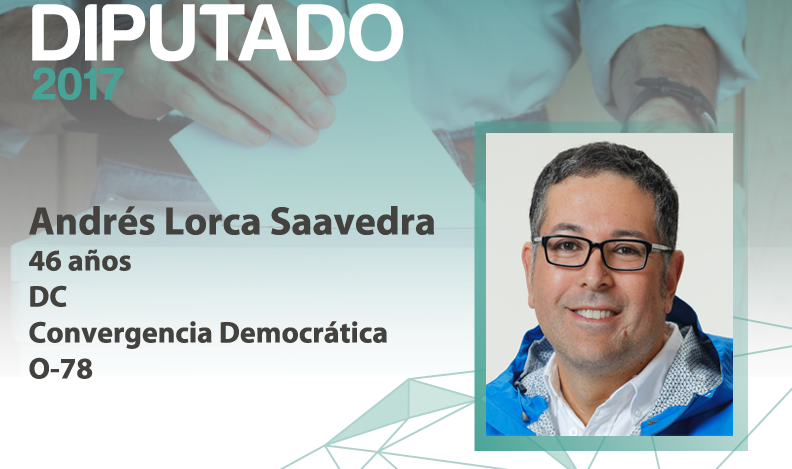 Candidato Diputado: Andrés Lorca Saavedra