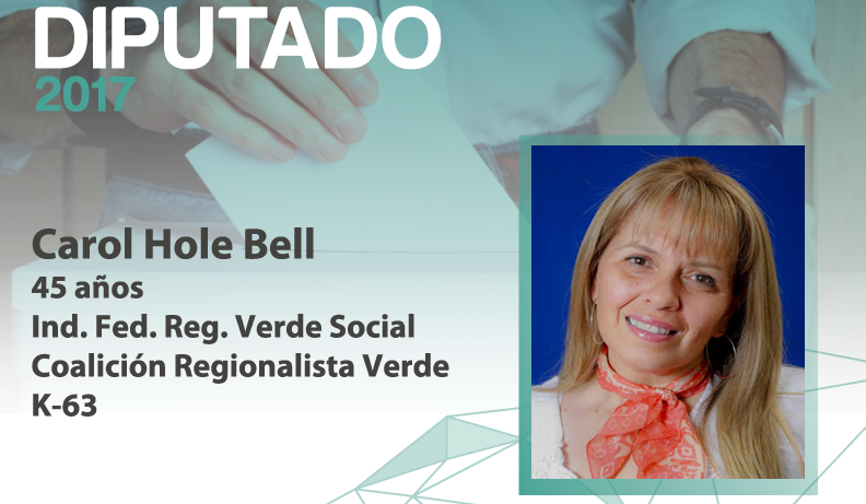 Candidata Diputada: Carol Hole Bell