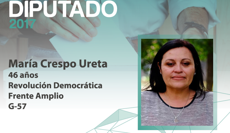 Candidata Diputada: María Crespo Ureta