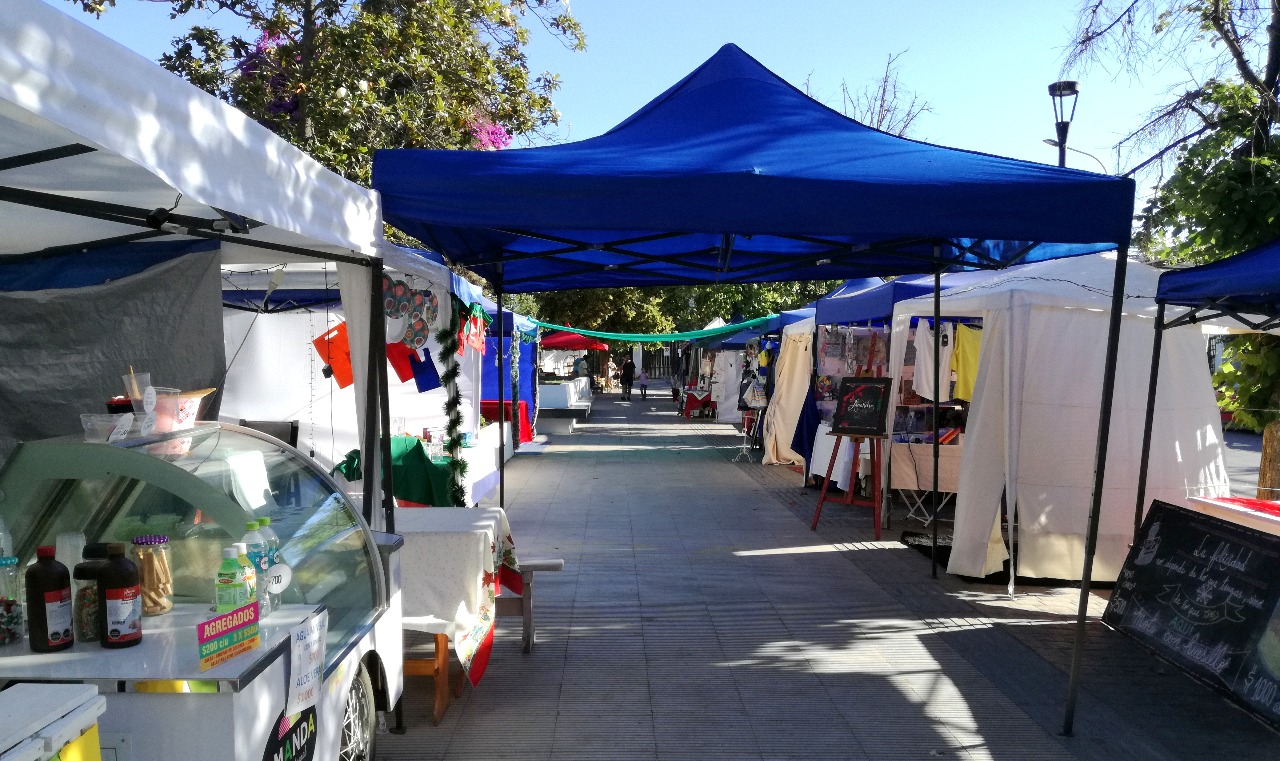 Feria Navideña en Plaza de Armas de Machalí