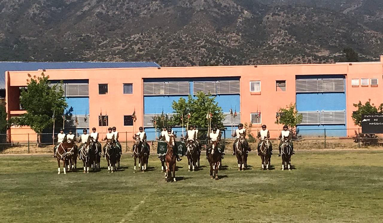 Cuadro Verde de Carabineros se presentó en Machalí