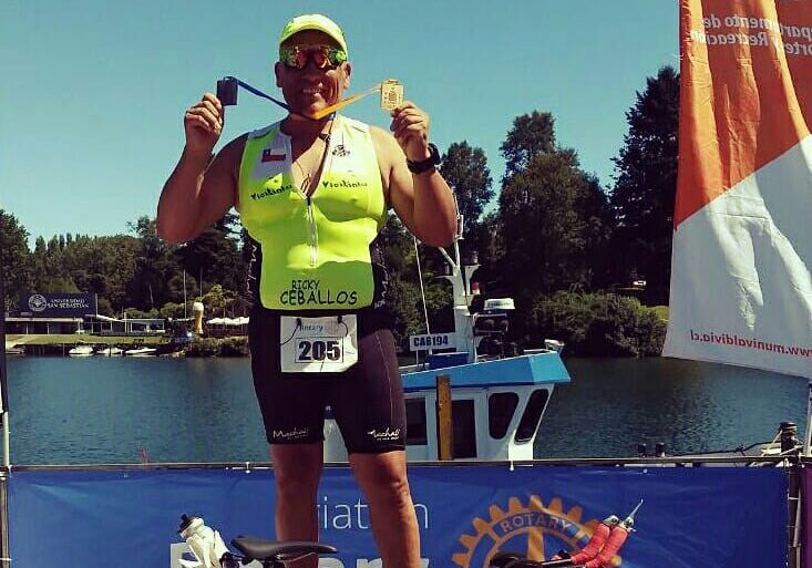 Machalino ganó el triatlón de Valdivia y no se había dado cuenta