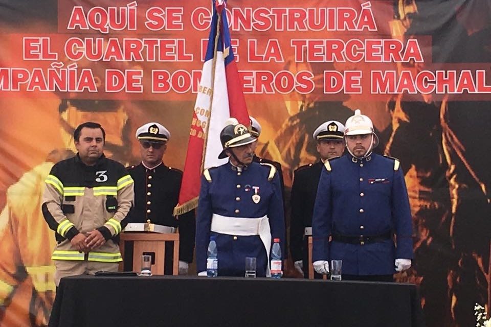 Tercera Compañía de Bomberos de Machalí recibe el terreno para su futuro cuartel