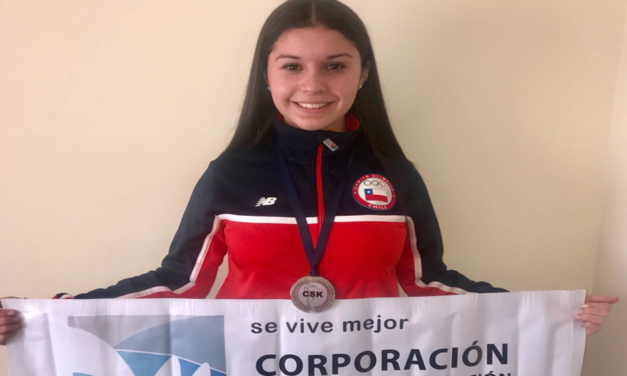 Machalina es vicecampeona sudamericana de karate