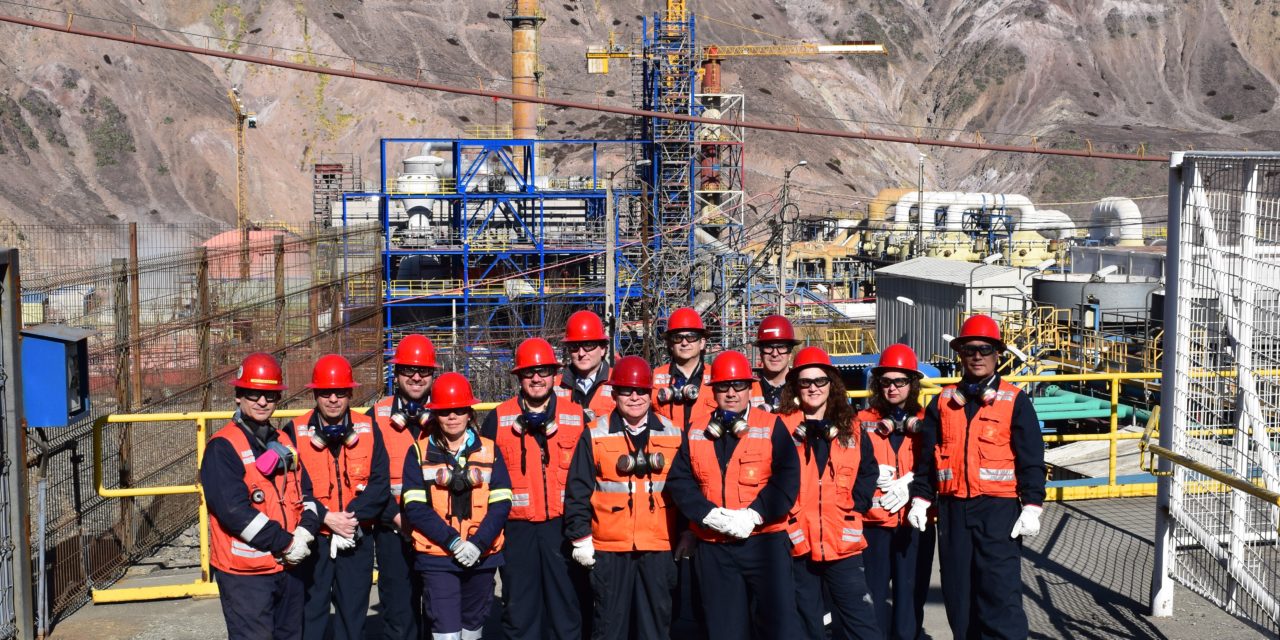 Autoridades conocieron en terreno los avances para el cumplimiento de la Norma de Emisión en la Fundición Caletones de Codelco