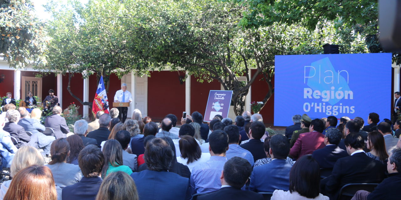 Piñera presenta Plan Regional de Gobierno de O’Higgins