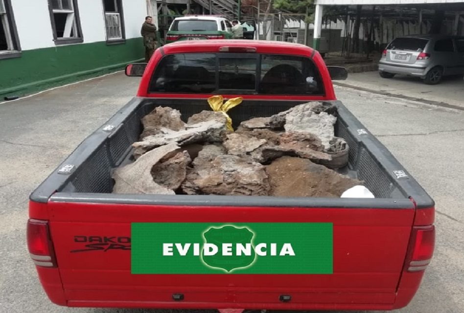 Detienen a hombre con más de mil ochocientos kilos de rebaba de cobre