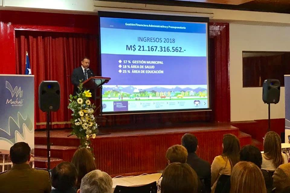 Alcalde de Machalí presentó cuenta pública 2018