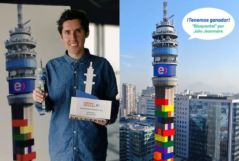 Rancagüino ganó concurso y convertirá la Torre Entel en un juego de jenga