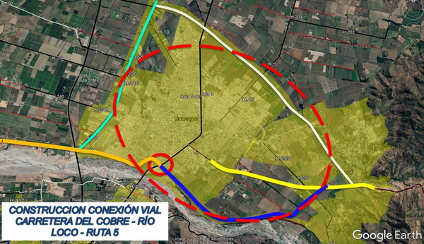 Inicia estudio de conexión vial que unirá conurbación lado sur Machalí-Rancagua