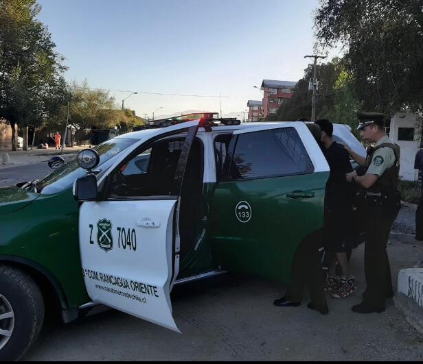 En Machalí fue encontrado vehiculo robado a conductor de DiDi en Rancagua