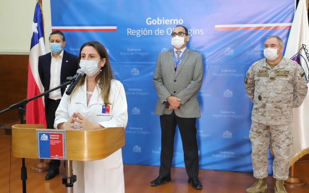 Se mantienen en 54 los casos de coronavirus y bajan los hospitalizados en O´Higgins