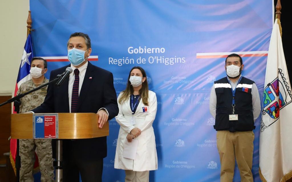 O’Higgins no registra nuevos casos y sigue en 55 contagios por coronavirus