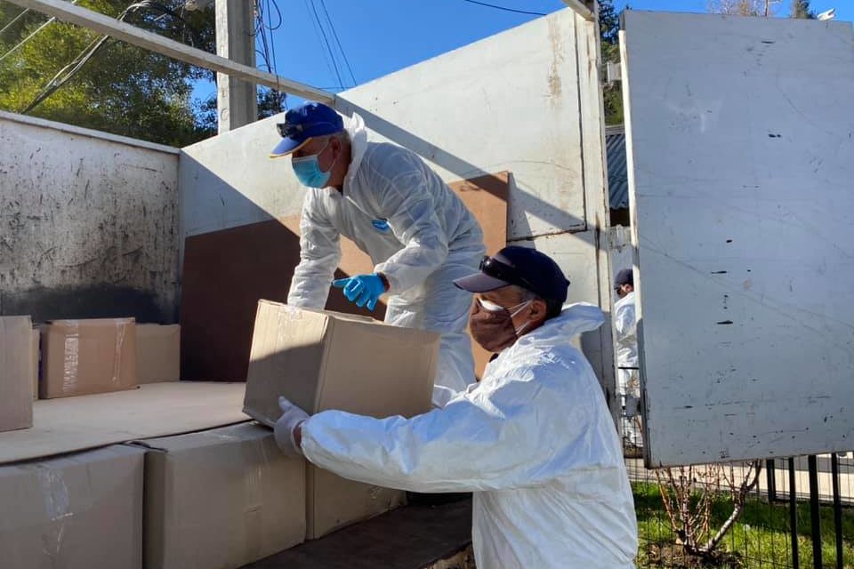 Cómo funciona la entrega de cajas de alimento en Machalí