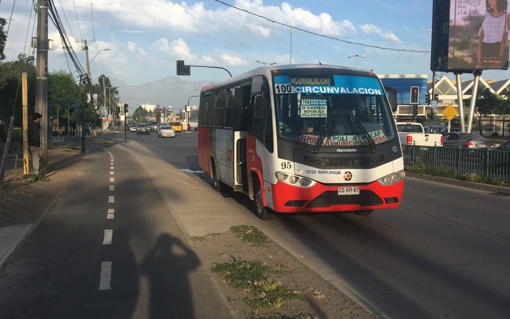 Transporte público se mantendrá operativo en Rancagua y Machalí durante cuarentena total
