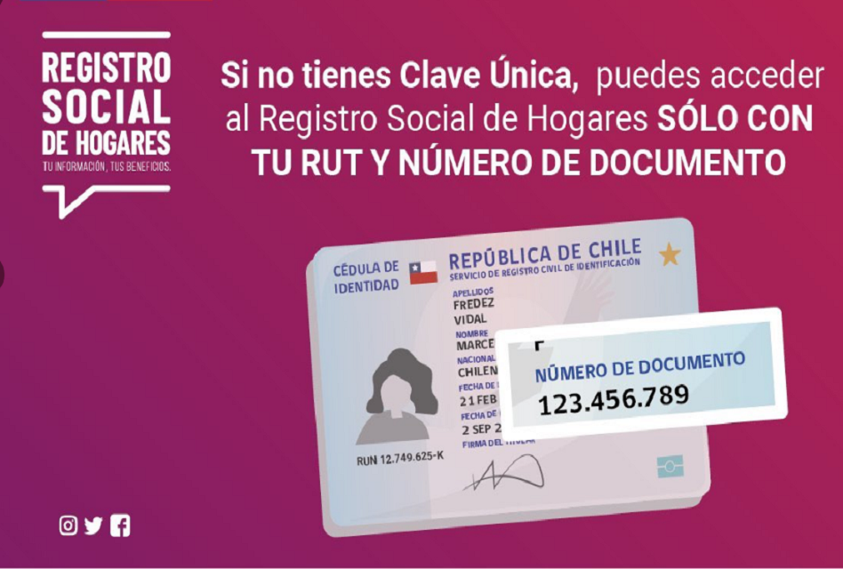 Ya no se necesita Clave Única para acceder al Registro Social de Hogares