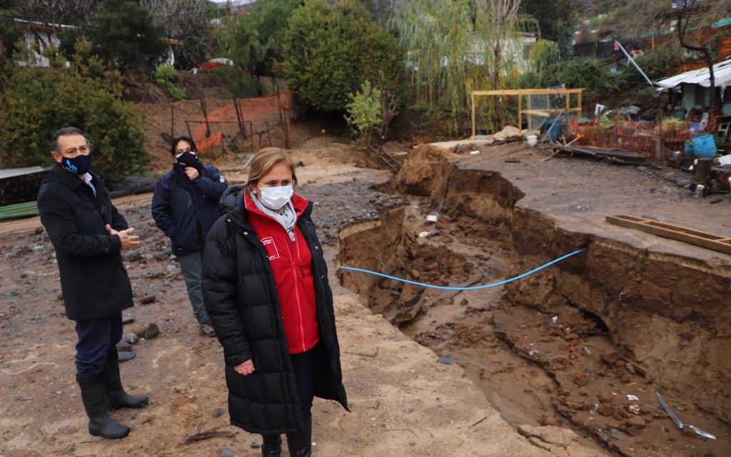 Inundaciones, cortes de ruta y socavón en Machalí fueron principales afectaciones por intensas lluvias en O´Higgins