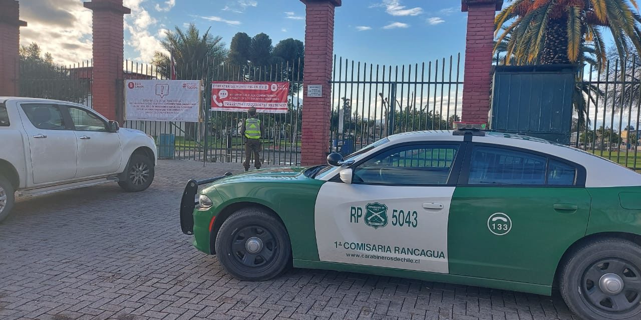 12 detenidos por participar en funeral sin permiso en Rancagua