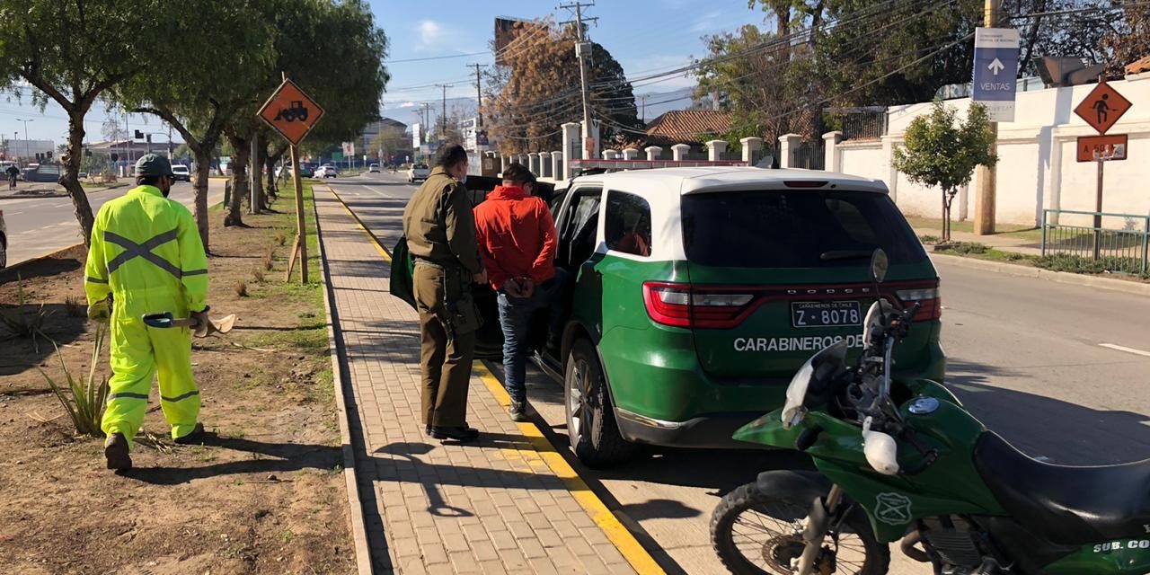 Dos detenidos por receptación e infringir cuarentena en Machalí