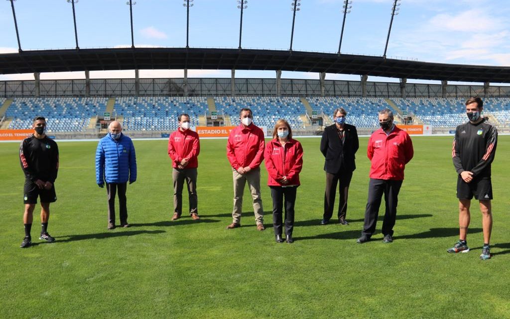 Autoridades dan el visto bueno al regreso del fútbol en el Estadio El Teniente