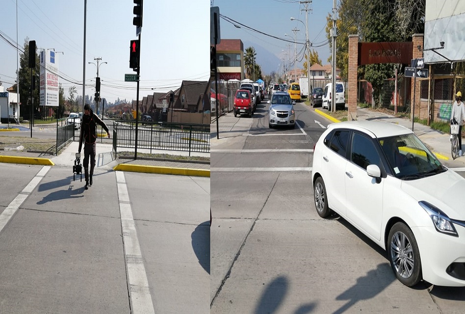 Habilitan acceso vehicular y semáforo en Av. San Juan con Camino Las Rosas