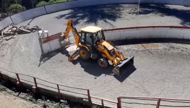 Comienzan trabajos para remodelar medialuna de Machalí