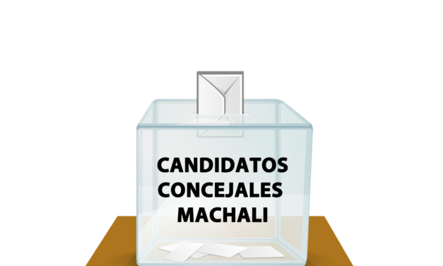 Listado de Candidaturas aceptadas para Concejales de Machalí