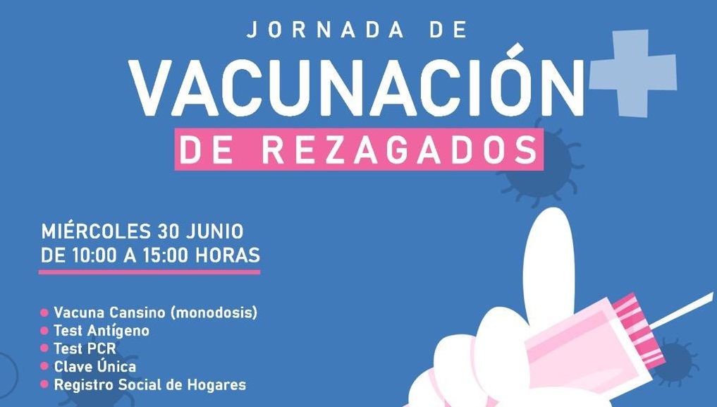30 de junio: Jornada de vacunación con Cansino para jóvenes en Rancagua
