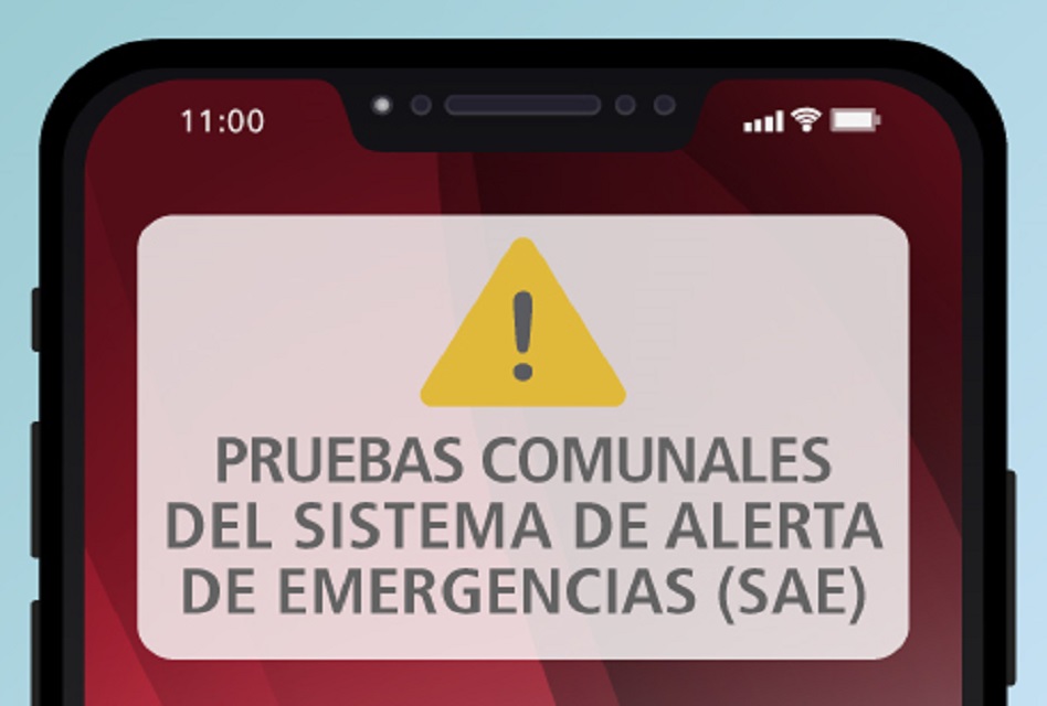 Sistema de Alerta de Emergencias (SAE) será probado en Machali este jueves