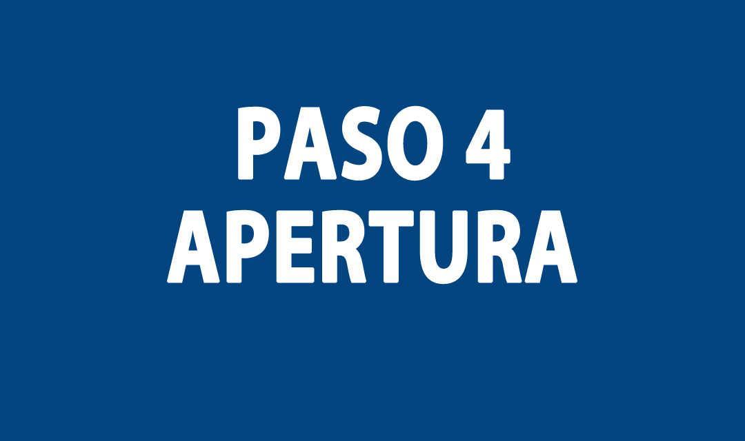 Revisa lo que se puede hacer en Fase 4 de Apertura