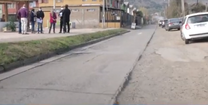 Anuncian pavimentación de Calle El LLano en Machali