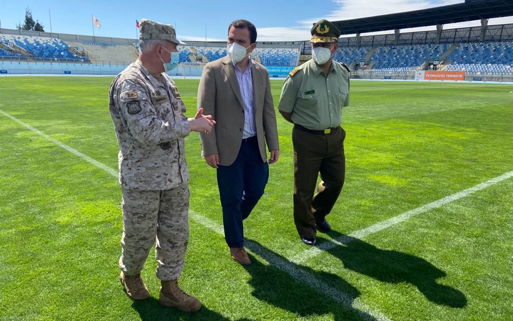 En Estadio El Teniente y con aforo de mil personas se realizará desfile del 2 de octubre