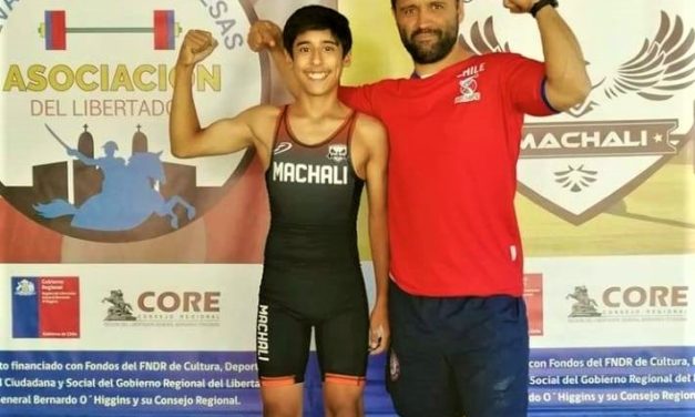 Machalino alcanza récord nacional de halterofilia en Copa Machalí
