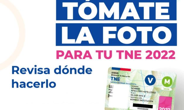 ¡Atención estudiantes! Solo quedan 3 días para sacarse la foto de la TNE 2022