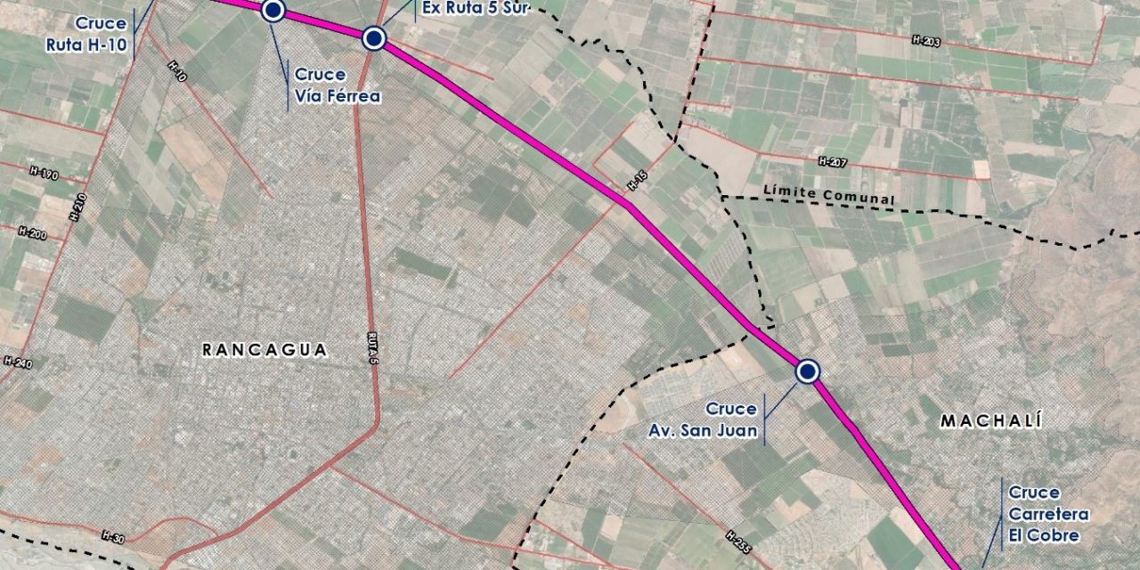 MOP O’Higgins informó del Estudio de Ingeniería Conexión Vial sector norte Machalí-Rancagua a respectivos municipios