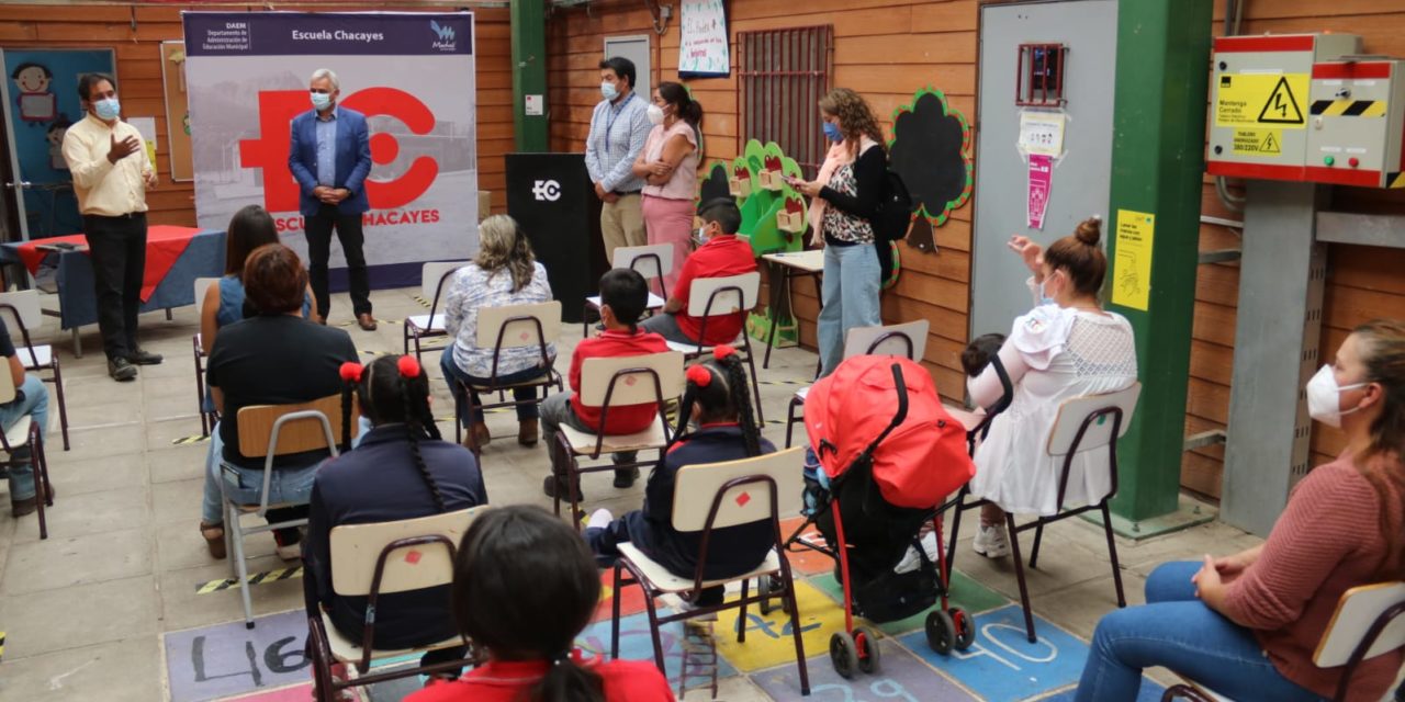 Alcalde de Machalí invitó al Gobernador Regional a conocer las condiciones en las que estudian los niños y niñas de la escuela rural de Chacayes