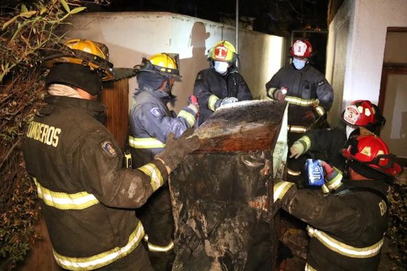 Amago de incendio afectó a la Municipalidad de Machalí