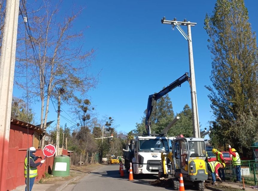 Cortes de luz por alta demanda: CGE construyó nuevas redes eléctricas en Machalí y Rancagua