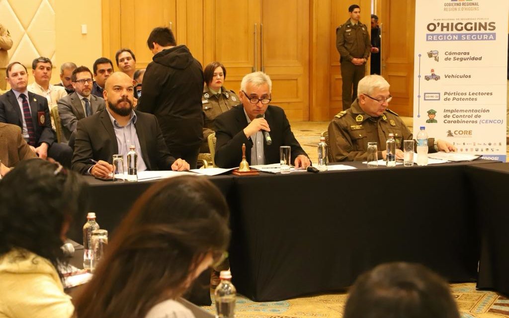 Presentan el Plan Regional de Seguridad Pública “O’Higgins Región Segura”