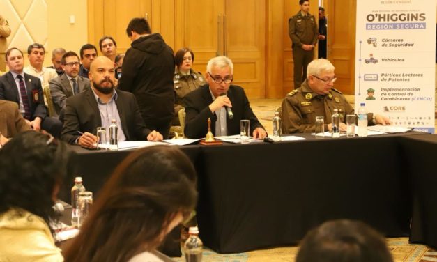 Presentan el Plan Regional de Seguridad Pública “O’Higgins Región Segura”