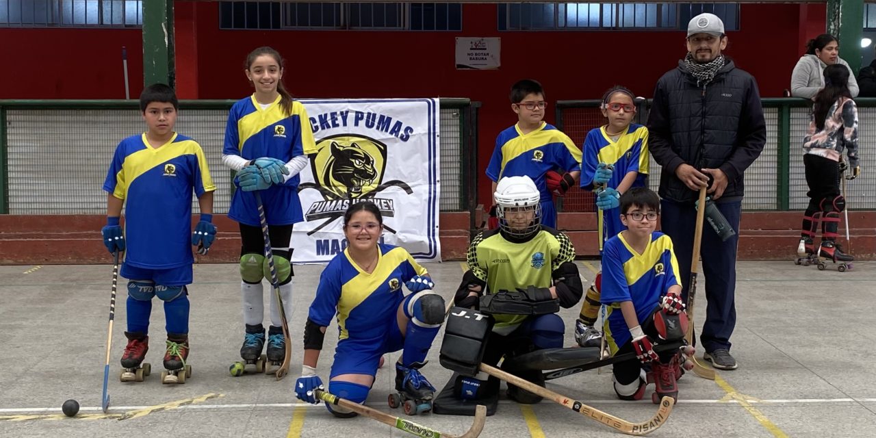 Club Hockey Patín Pumas de Machalí obtiene segundo lugar en campeonato “Categoría sub 11 San Javier”