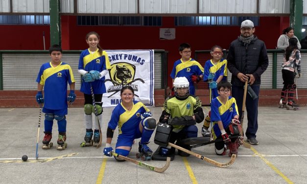Club Hockey Patín Pumas de Machalí obtiene segundo lugar en campeonato “Categoría sub 11 San Javier”