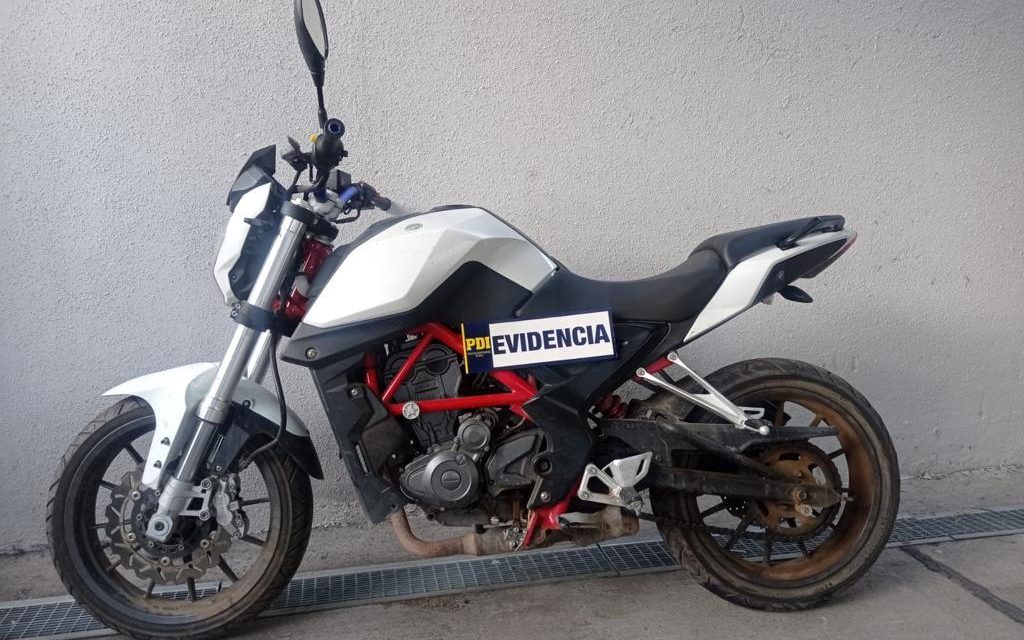 PDI recuperó en Machalí motocicleta robada hace dos meses